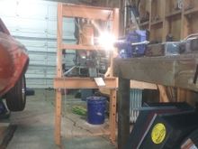 Playing around with a homemade press brake.