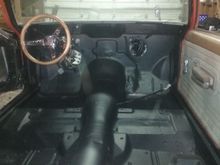 I sealed the inside with an epoxy paint. Moisture.... Waited for over a month then one Saturday the weather cooperated and I was able to spray it out.