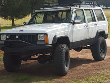 This 1991 Jeep Cherokee Laredo, dubbed "Ivory", is my second Jeep Cherokee. Ivory replaced my 1989  Jeep Cherokee (affectionatly named Black Betty) after it blew a radiator on the highway. Ivory is currently my daily driver while Betty awaits a much needed restoration.