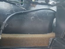 This is the only piece of foam I didnt replace. I knew it wasnt sealing before but had a plan.