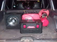 tool box, tools were previously in