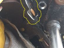 Broken seat mount on 2002 WJ.

