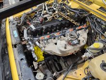 "New" motor going in! Banks header, Extreme 4x4 comp cam, Clearwater cylinder head