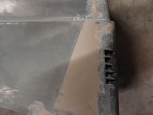 The drivers side came out really nice as I was able to carry the curve to the end.