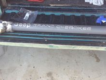 hot glued on the post 95 stickers to my primed drive line