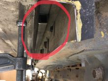 This is how it fits up. Make the tube as long as the body line it index’s to. This also allows more room for seatbelt bolts and such. It’ll be just as strong as the 2x6 as only a portion of the 2x6 actually contacts this area. Plus I’ll be adding bracing to the frame stiffeners and mini boat sides later.