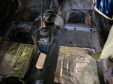 A little insulation after floor repairs