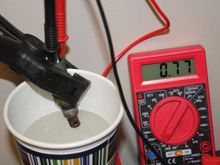 Air Intake Temperature Sensor - Boiling Water Test - temperature appx 212 deg.