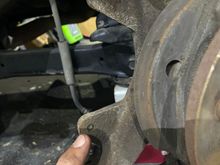 One of the caliper bolts was broken off and didn’t even know