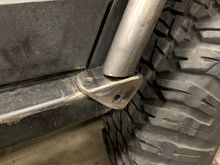 Here’s how the tube will be welded to it.