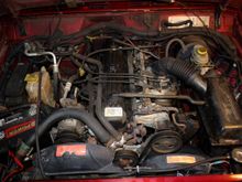 1999 Cherokee Classic Engine Compartment.