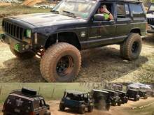 Saturday September 3rd at Jeepfest in Jasper, GA rocking the obstacle course with project $ink Hole