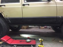 I made it as close to the body as I could get it