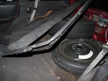 Messy cargo area - haven't been back here yet.