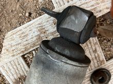 Shock mounting tab broken off.