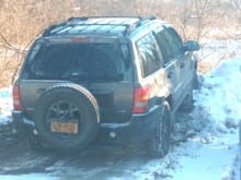 Home made spare tire carrier...
