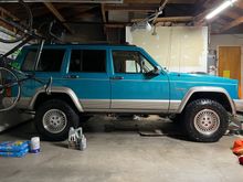 more level, with new tires.