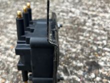 The edge that was hammered flat