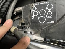 Broke my fan shroud while pulling the fan. Zip tie fix will do for now. 