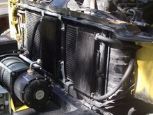 B&amp;M super cooler
GC tranny cooler on the power steering