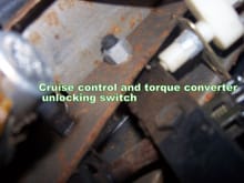 cruise and torque converter switch
