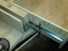 Here you can see the lock inserted and the pin holding it solid
