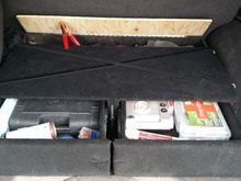 works perfect! i cant hear anything rattle around and anything i need is in there