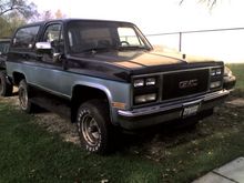 My '89 GMC Jimmy.