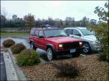 Jeep in LasX parking lot 3