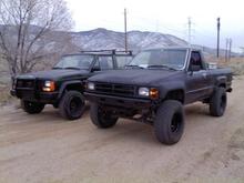 stock tuck on 31s and 3 inch on 30s on the xj