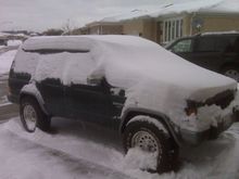 foot of snow