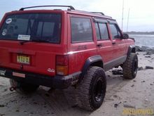 Nice WIDE tires for the soft beach sand