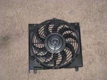new 2000cfm fan installed on old fan shroud