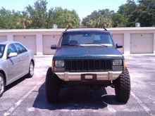 front bumper cut