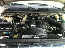 cleaned up the engine