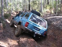 Draggin the Drivers side ,,,,, clay based muck , u just couldnt stay off the side lol