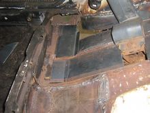 Fitting some plates for passenger side under rear seat