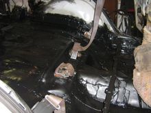 interiror, all floors done, paint is wet, it's midnight, back to it in the morning for assembly