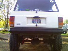 she sits a little higher in the back for now