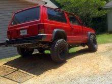 lol rear right is actually off the ground