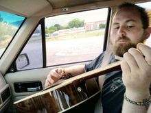 My boyfriend played a song about sitting in the drive through at Sonic.