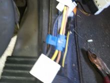 Here is the blade sqeezed into the splice