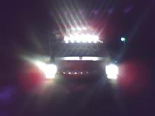 New light bar-custom made, 55 halogen x 6