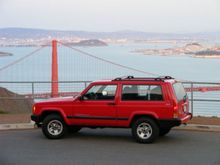99' Cherokee at the Golden Gate Bridge