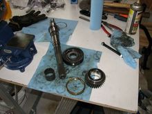 Completely disassembled