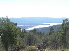 Big Bear Lake from the top of Gold Mountain