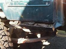 corners filled with mud