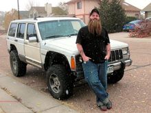 Jeff when it was starting to snow.