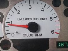 Idle reading before I changed the IAC.