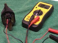 Testing Coil Primary Circuit 200 Ohm Scale